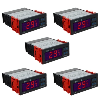 5X STC-9200 Digital Controlador de Temperatura Thermoregulatorre Com Frigeration de Degelo Fã Função de Alarme da C.A. 220V