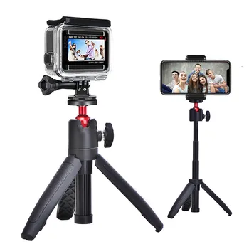 Mini Selfie Vara Tripé para MAX/Hero8 Telescópica Estável Suporte DJI OSMO Desporto de Ação Acessórios para câmeras